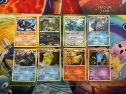 Vintage Pokemon Card Lot Holo Fire Tyranitar Gyarados Wobbuffet Typlosion - Image 1