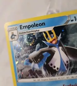 Pokemon TCG Empoleon Cosmos Holo Swirl 037/172 Brilliant Stars Promo Near Mint - Image 5
