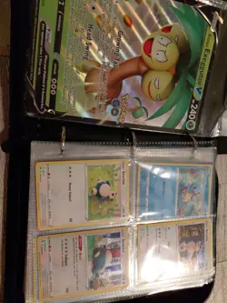 Pokemon Cards Collectible Lot Of 100+ With Pink & White Protective Album *As Is* - Image 2