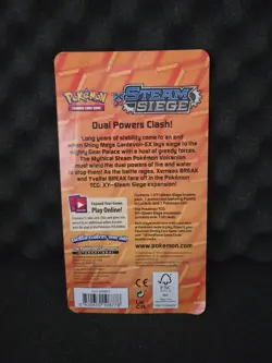 2016 Pokemon LUCARIO XY STEAM SIEGE BLISTER PACK *SEALED* - Image 2