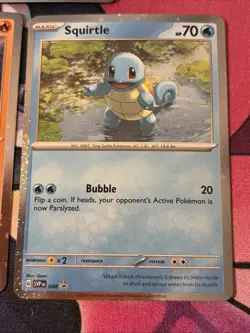 Pokemon 151 Promo Holo Set Charmander Bulbasaur Squirtle 046 047 048 NM - Image 4
