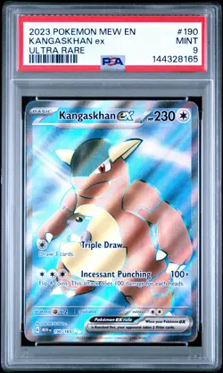 2023 POKEMON MEW EN-151 ULTRA RARE #190 KANGASKHAN EX PSA 9 - Image 1