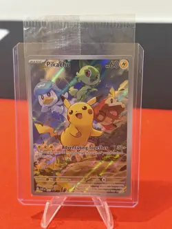 Pokemon TCG Pikachu 027 Promo Holo Black Star Paldea Evolved, Sealed 🔥 - Image 1