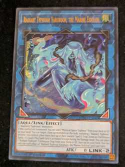 Yu-Gi-Oh! Konami Radiant Typhoon Varuroon Secret Rare Holo 1st Ed BPRO-EN049 - Image 1