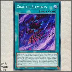 Chaotic Elements - ALIN-EN067 - Common 1st Edition Yugioh - Image 1