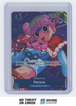2022 One Piece TCG Romance Dawn Perona #OP01-077 - Image 1