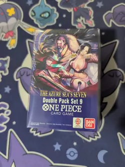 One Piece CTG: The Azure Sea's Seven Double Pack Set 9 - Factory Sealed - Image 1