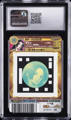 2011 CARDDASS ONE PIECE JAPANESE AR CARDDASS 01 #30 BOA HANCOCK CGC 8 - Image 2