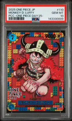 2025 ONE PIECE JPN PREMIUM COLLECTION ONE PIECE DAY'25 MONKEY D. LUFFY PSA 10 - Image 1