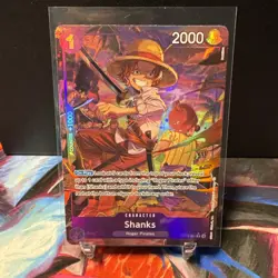 One Piece Carrying On His Will Shanks OP13-065 Alternate Art Rare NM - Image 1