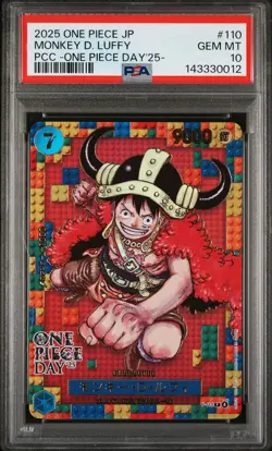 2025 ONE PIECE JPN PREMIUM COLLECTION ONE PIECE DAY'25 MONKEY D. LUFFY PSA 10 - Image 1