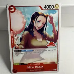 One Piece Card, Nico Robin ST21-010 C, Red straw hat logo 11, - Image 1