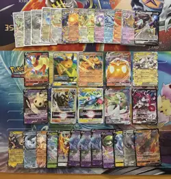 Pokemon Card Lot Full Art Alt Art Fire Charizard Mewtwo Flareon 36 Cards - Image 1