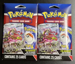 (2) Pokemon TCG MJ Holdings Value Pack – 25 Cards w/ 1 Foil – Sealed - Image 1