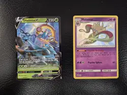 Malamar Hidden Fates SV18/SV94 baby Shiny Dhelmise V Pokemon Cards TCG - Image 1
