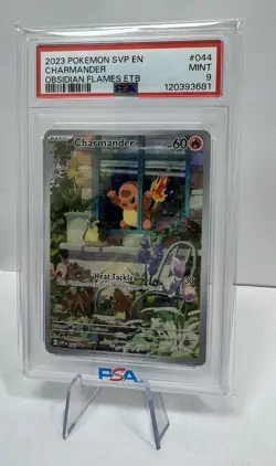 Charmander SVP 044 Obsidian Flames ETB Promo PSA 9 Mint Pokemon Card 2023 - Image 2
