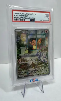 Charmander SVP 044 Obsidian Flames ETB Promo PSA 9 Mint Pokemon Card 2023 - Image 3