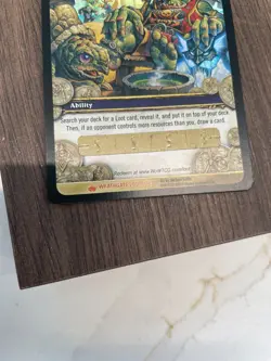 Landro’s Gift WoW TCG Loot Card Wrathgate 1/3 UNSCRATCHED UNUSED LP - Image 4