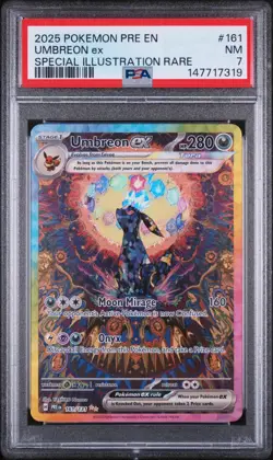 2025 Umbreon ex 161/131 PSA 7 Pokemon Card - Image 3