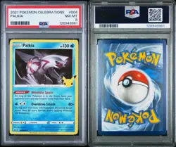 2021 Pokemon Celebrations 004/025 Palkia PSA 8 Near Mint Holo Foil Rare Card TCG - Image 3