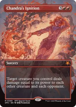 MTG English Chandra's Ignition (Borderless) NM Foil Special Guests - Image 1