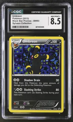 CGC 8.5 Umbreon 2013 Black Star Promos BW93 Sylveon (Collection) Pokemon Card - Image 1
