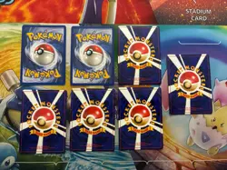Vintage Pokemon Card Lot WOTC Holo Fire Clefairy Ditto Vaporeon - Image 2