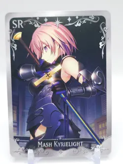 Goddess Trail - Anime Waifu SR Trading Card - Mash Kyrielight - Image 1