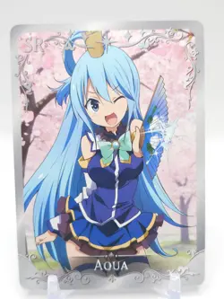 Goddess Trail - Anime Waifu SR Trading Card - Aqua - Image 1