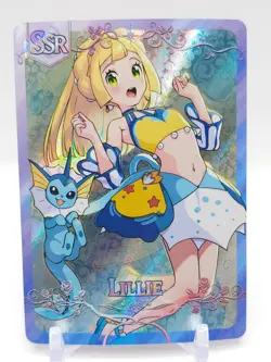 Goddess Trail - Anime Waifu SSR Trading Card - Lillie - Image 1