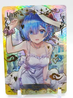 Goddess Trail - Anime Waifu UTR Trading Card - Rem - Image 1