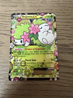 Pokemon Shaymin EX Full Art Holo Black Star Promo XY148 Mythical Beast Card LP - Image 1