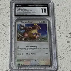 Pokemon Kangaskhan Black Star Promo CGC 10 Card 202 Regular English - Image 1