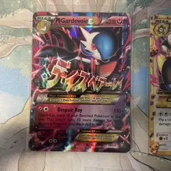 Pokemon Mega Evolutions EX Card Lot Binder Copies Heavyplay Cards See Pictures - Image 2
