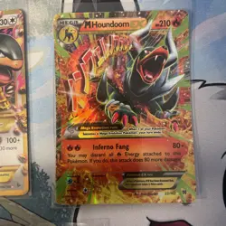 Pokemon Mega Evolutions EX Card Lot Binder Copies Heavyplay Cards See Pictures - Image 4