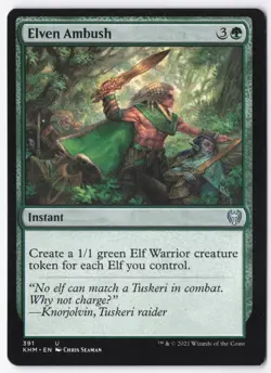 Elven Ambush Normal U Kaldheim 391 NM - Image 1