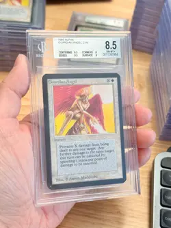 BGS 8.5 MAGIC THE GATHERING 1993 ALPHA GUARDIAN ANGEL MTG - Image 1