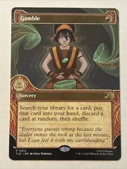 Magic: The Gathering Gamble Showcase Avatar The Last Airbender 2025 MTG Promo NM - Image 1
