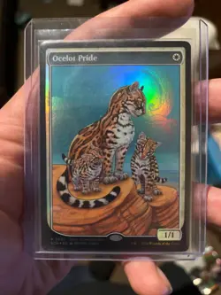Ocelot Pride - MTG: Store Championship Textless Foil In Hand & Ready to Ship!! - Image 1