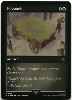 MTG Haystack (Foil Etched) FOIL U Universes Beyond: Assassin's Creed 175 LP - Image 1