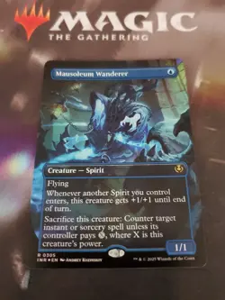 Mtg. Mausoleum Wanderer. Foil Borderless. Innistrad Remastered. Pack Fresh - Image 1