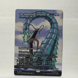 THE MONSTROUS SERPENT (KOMA, COSMOS SERPENT) mtg Mythic TLE 51 - Image 1