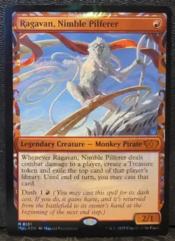 MTG Multiverse Legends Ragavan Nimble Pilferer 0151 Halo Foil Mythic Showcase NM - Image 2