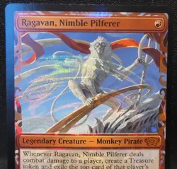 MTG Multiverse Legends Ragavan Nimble Pilferer 0151 Halo Foil Mythic Showcase NM - Image 3
