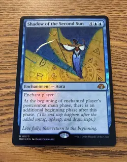MTG Shadow of the Second Sun FOIL NM Modern Horizons 3 MAGIC THE GATHERING M - Image 1