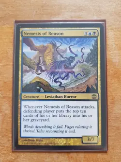 1x MTG Magic The Gathering TCG Nemesis of Reason - Rare - Alara Reborn - Image 1