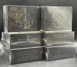 Lot of (6) Pokemon TCG Zacian & Zamazenta Elite Trainer Box Plus Factory Sealed - Image 1