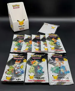 Pokemon TCG 25th Anniversary First Partner Packs Complete Set + Binder + Display - Image 3