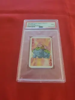 Bicycle Pokemon Mini Poker Playing Cards Venusaur 6 of Hearts Red - PSA 9 - Image 4