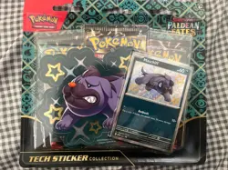 Paldean Fates Tech Sticker Collection Maschiff - 3 Pack - Image 1